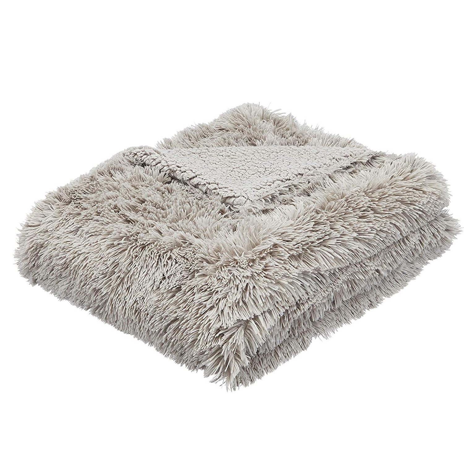 Fuzzy Faux Soft Fluffy Plush Throw Blanket 1