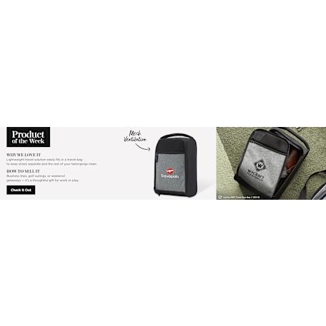 Fairway RPET Travel Shoe Bag, custom luggage with logo imprint 60
