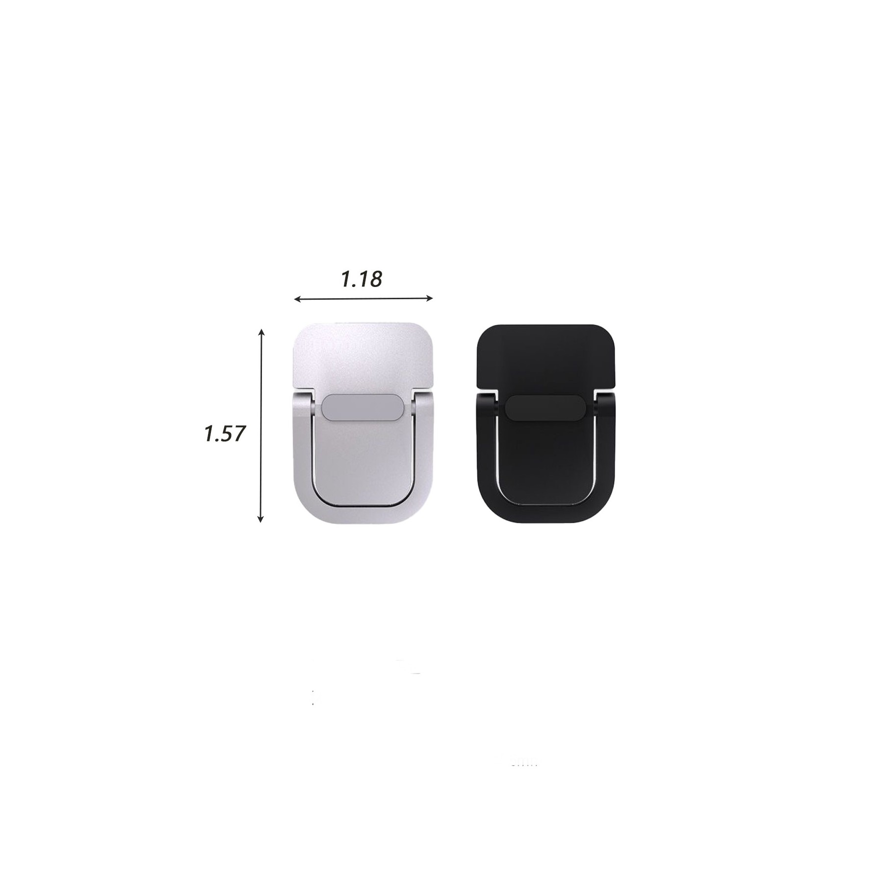 2 PCS Metal Laptop Invisible High Heat Dissipation Bracket 2