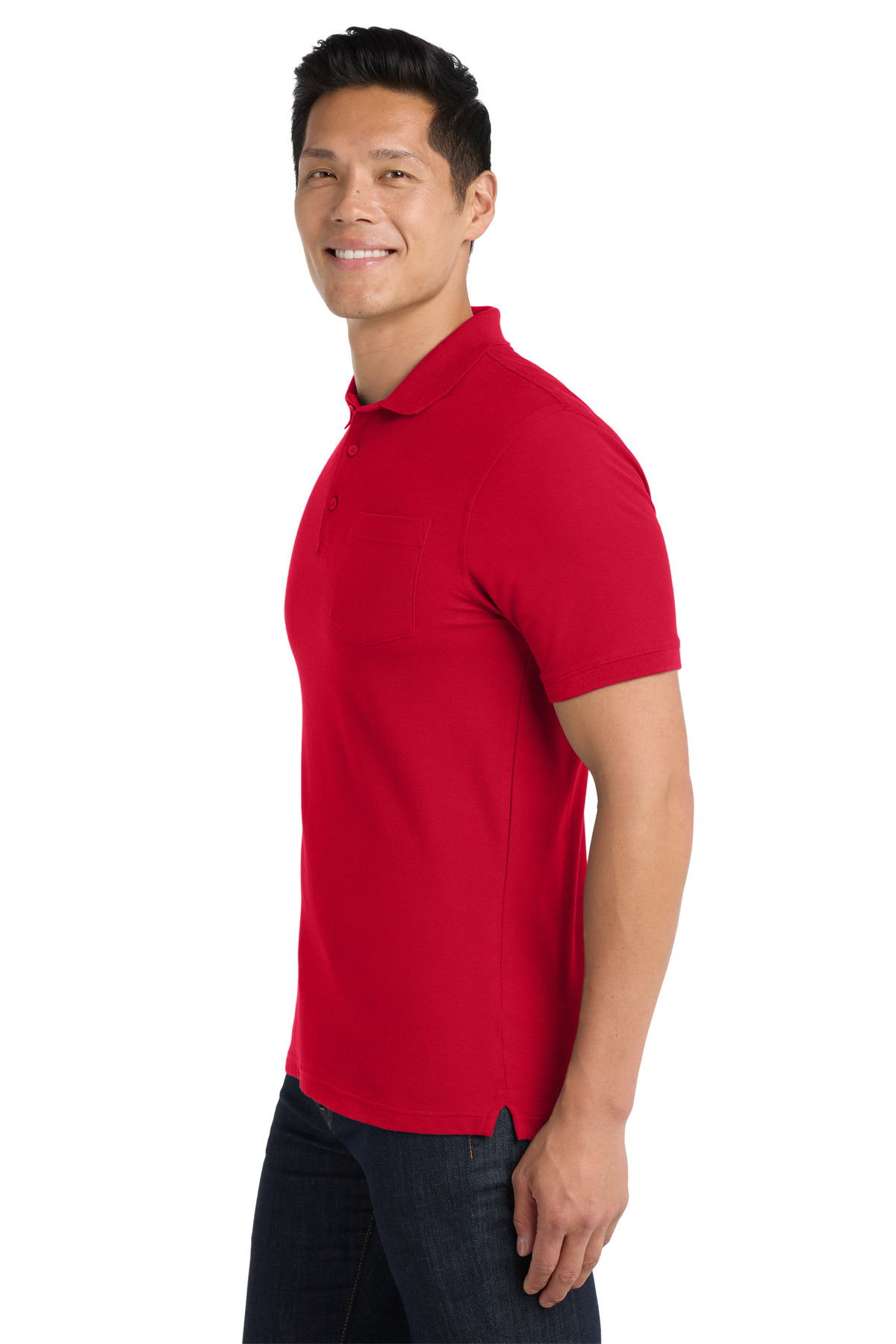 Port Authority Core Classic Pique Pocket Polo. K100P 1