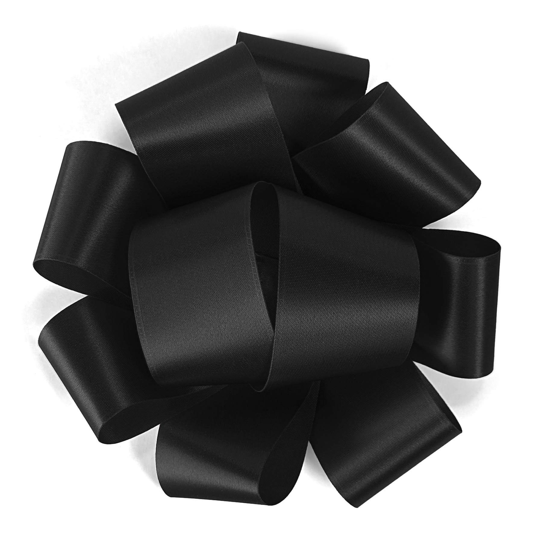 1½" Badge Satin Bow - Sparkle 25