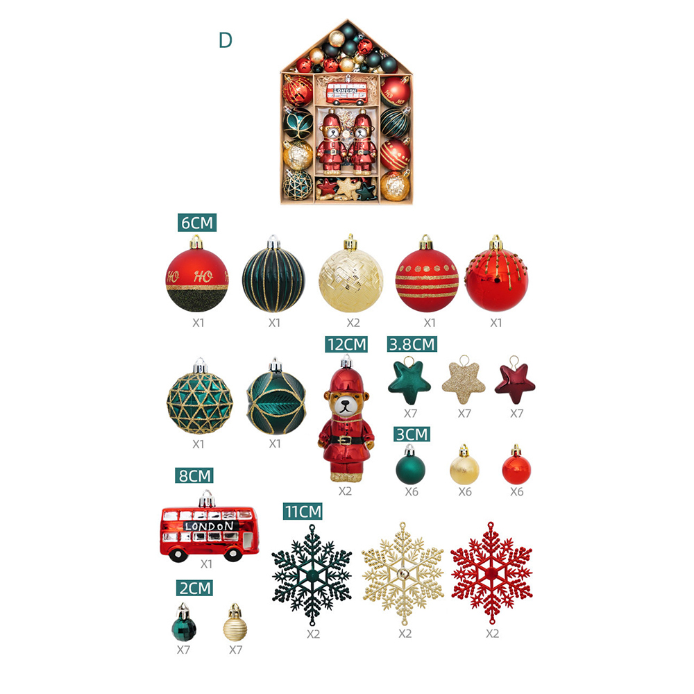 Christmas Tree 70pcs Decoration Set 9