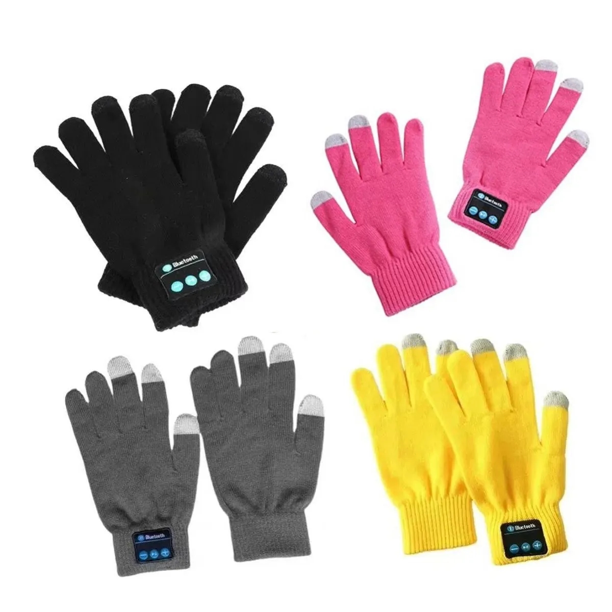 Bluetooth Touchscreen Gloves Wireless Call Music 2