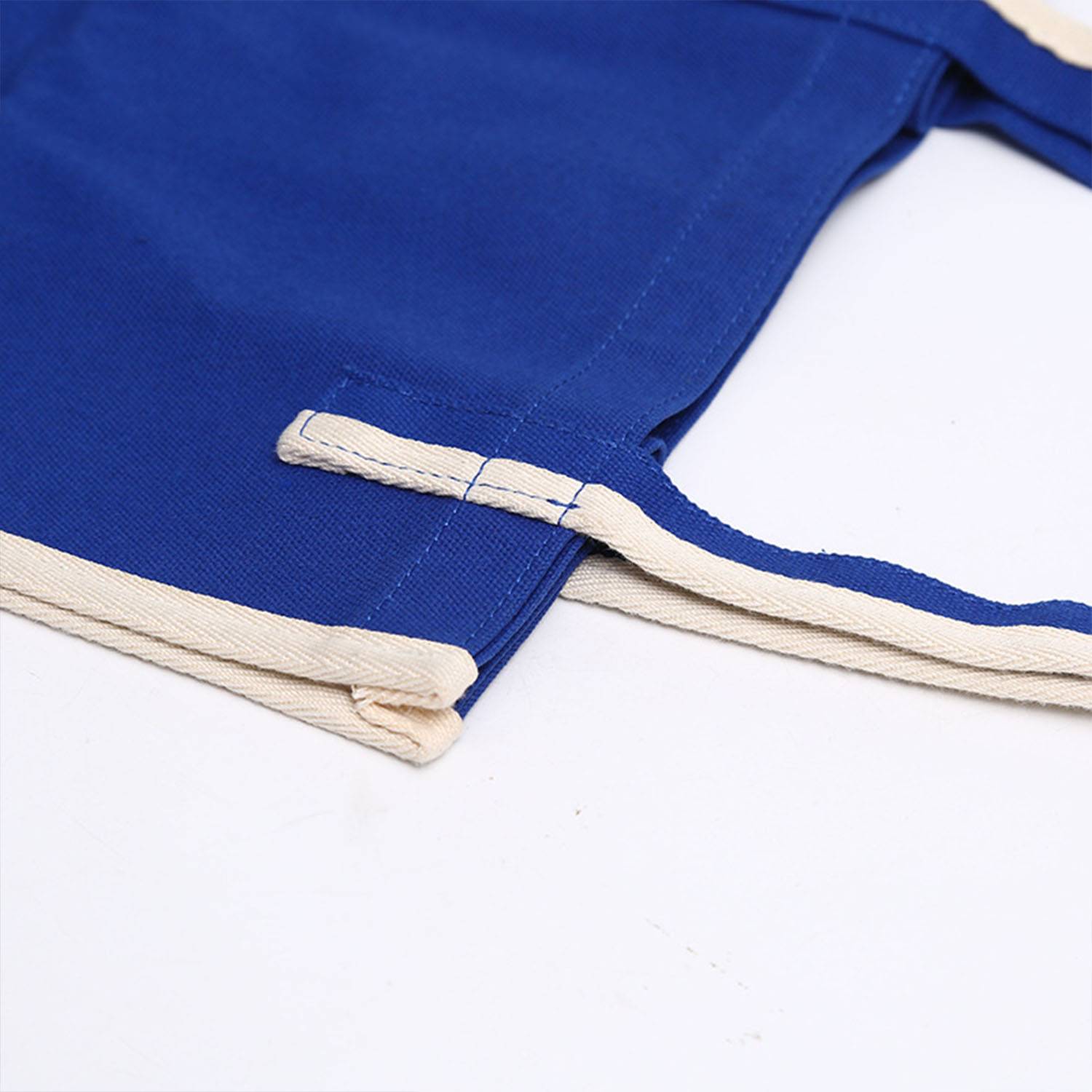 Canvas klein blue lady trendy tote bag, custom tote bag with logo imprint 4