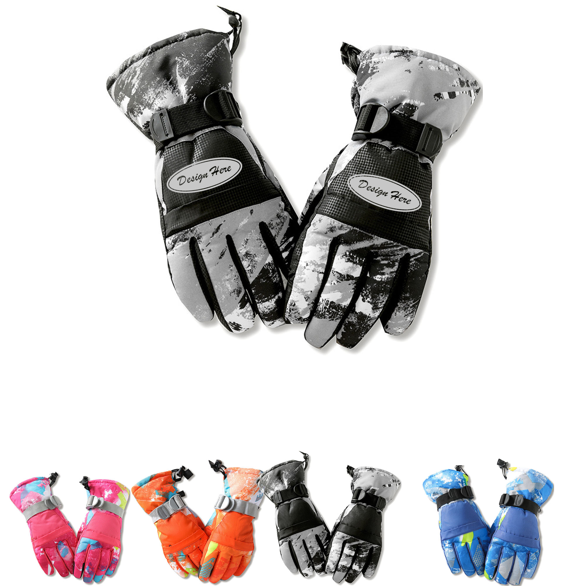 Waterproof Ski Gloves for Cold Weather, Warm & Breathable 2