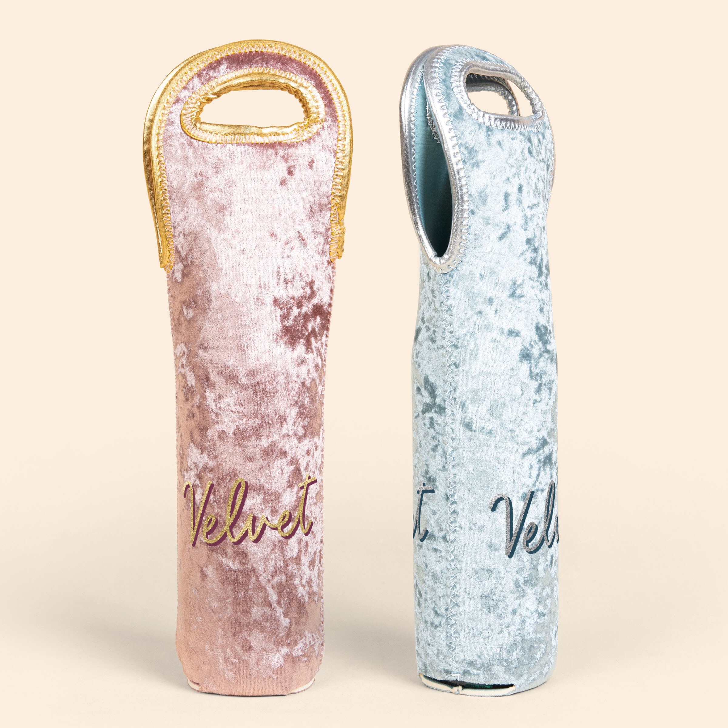 WINE TOTE - VELVET NEOPRENE SINGLE