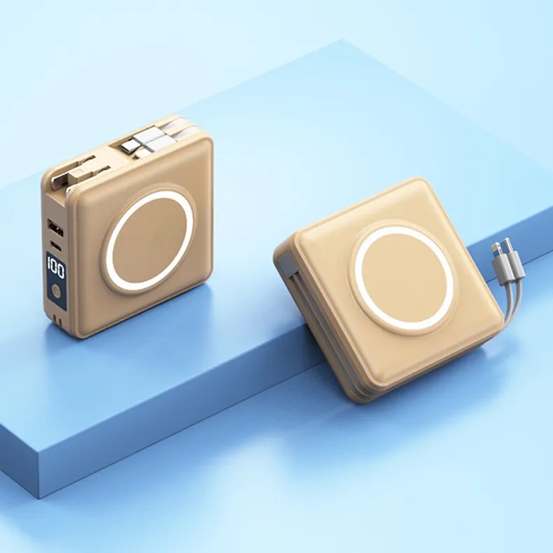 Mini Size Portable Multifunctional Fast Charging Power Bank 4