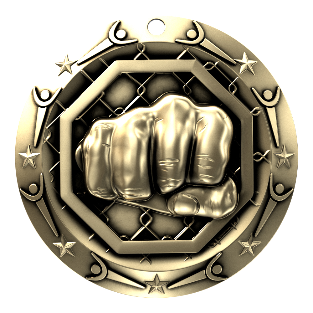MMA World Class Medallion (3") 6