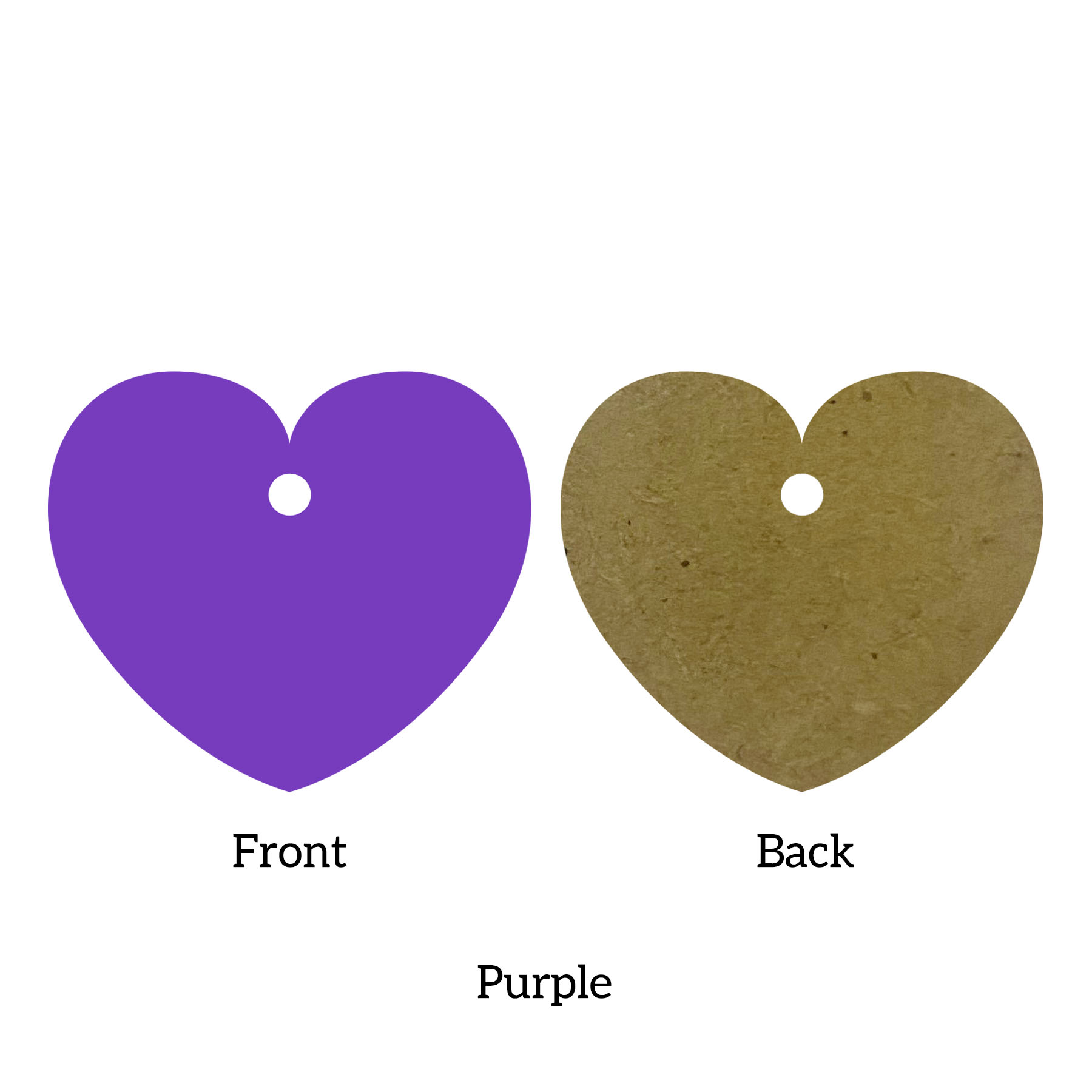 Free Shipping Solid Color Christmas Ornament - Heart 27