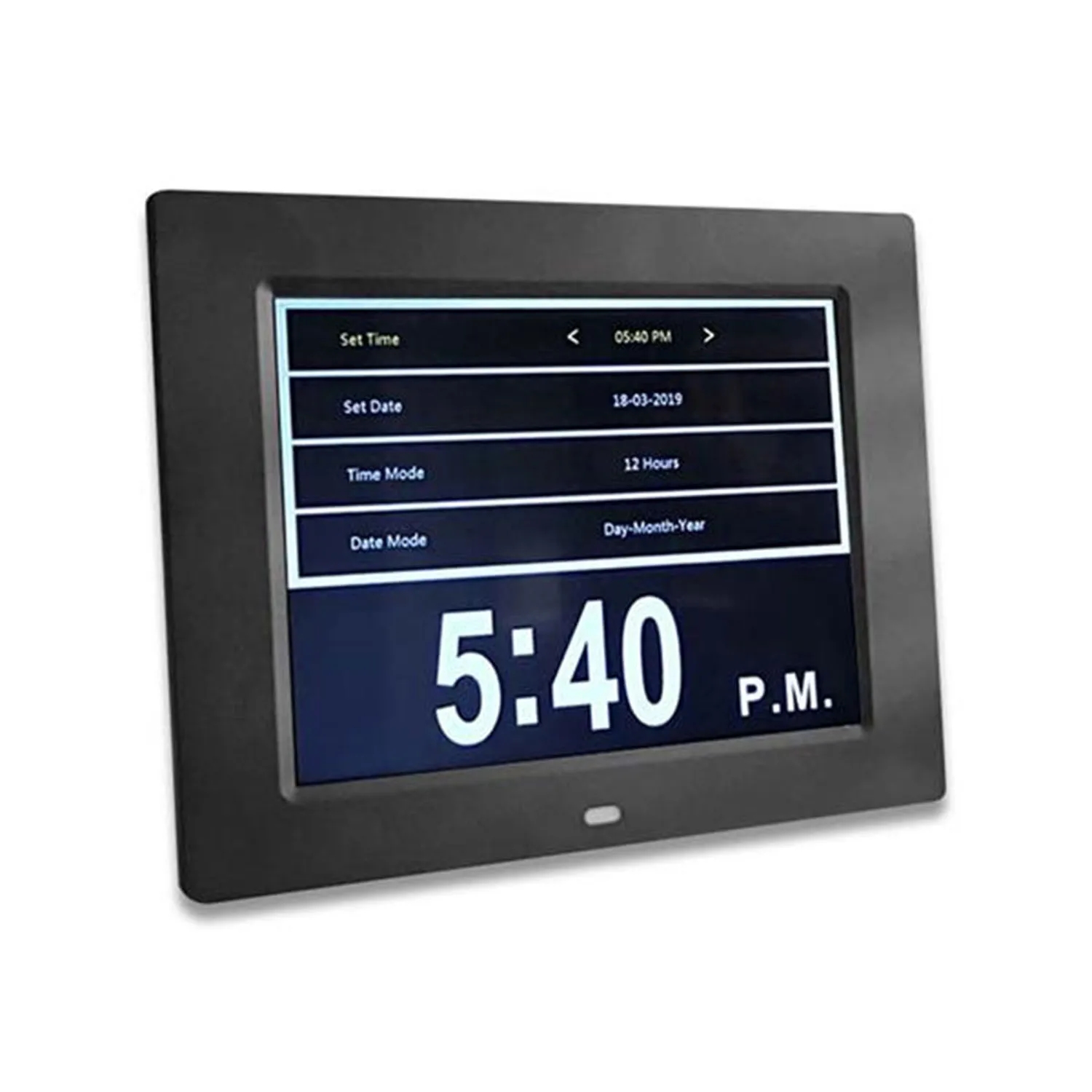 8 Inch Digital Day Calendar Clock 3