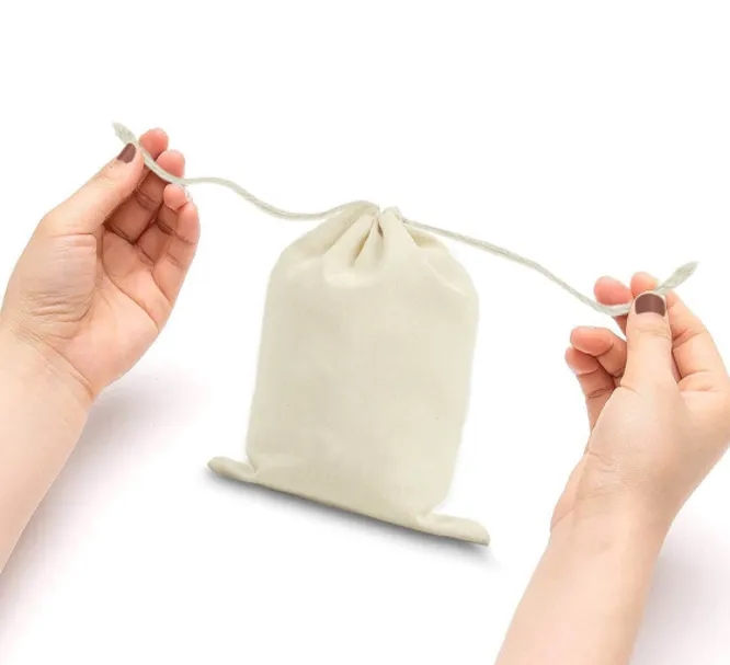 Canvas Drawstring Bags - Non Printed 2