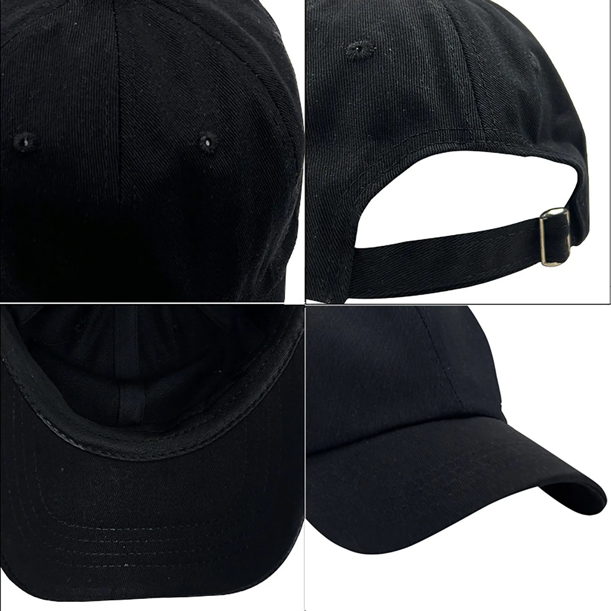 Unisex Solid Color Baseball Cap 3