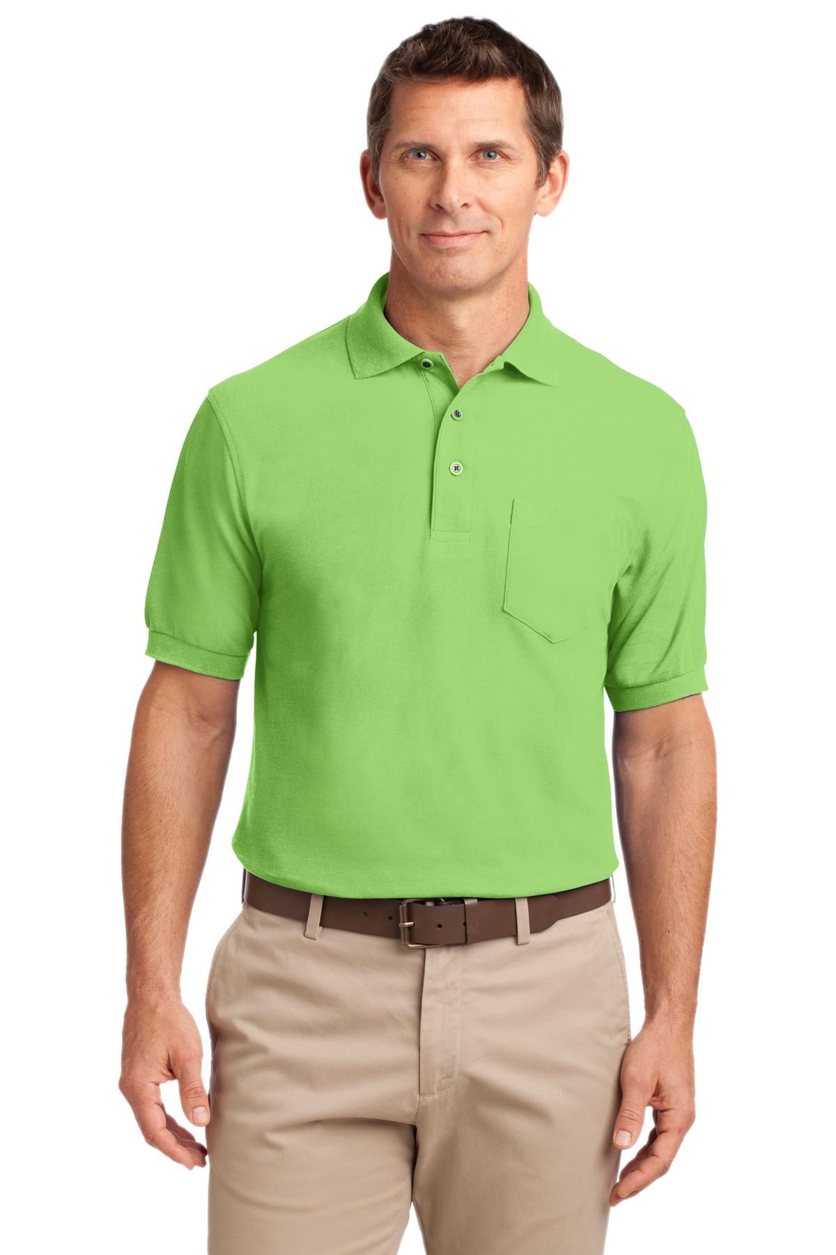 Port Authority Silk Touch Polo with Pocket. K500P 54