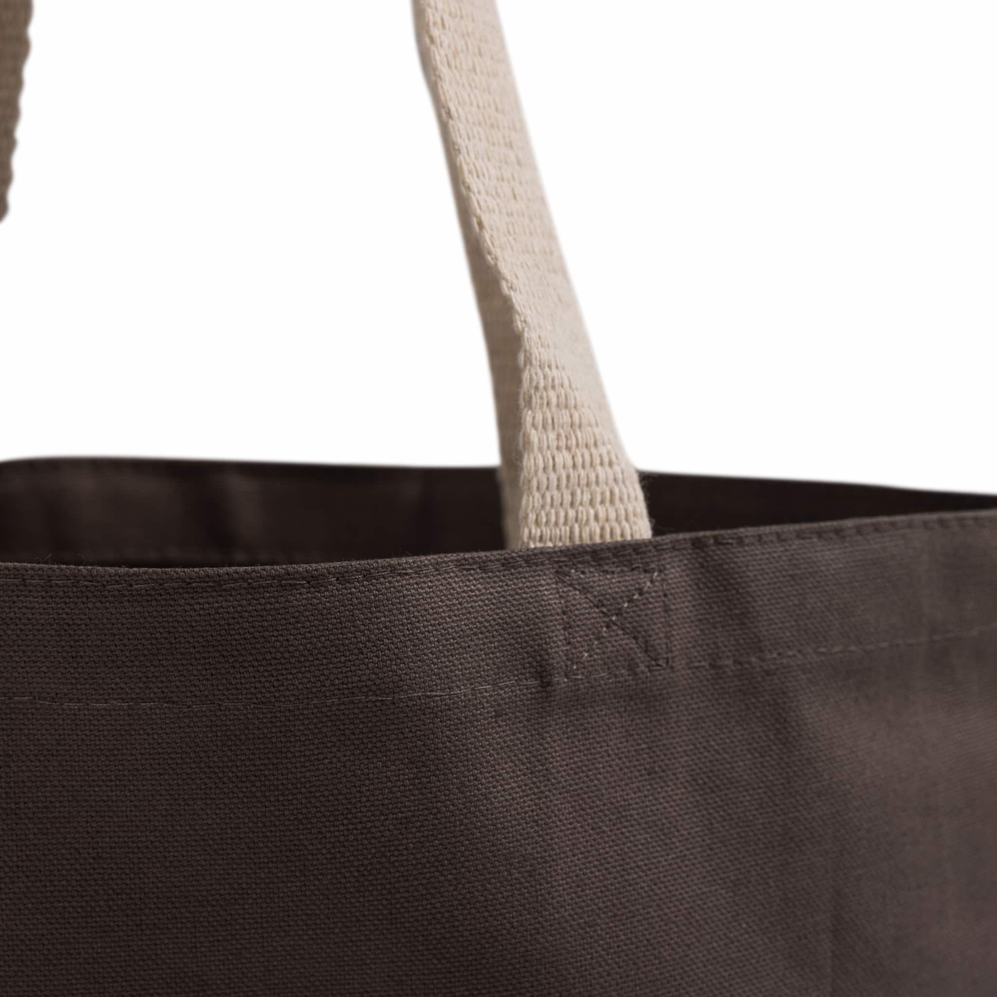 Tri-Color Canvas Tote Bag 19
