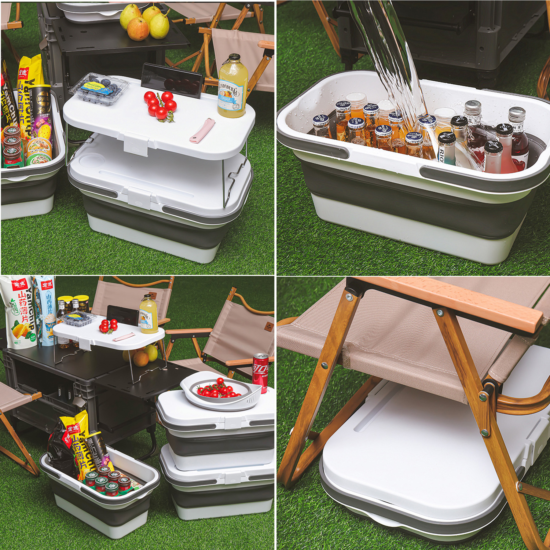 Collapsible Picnic Storage Basket 2