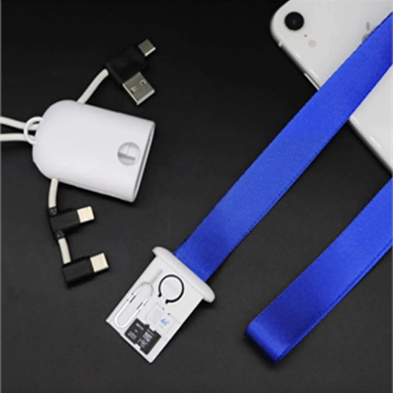 3-in-1 USB Charging Cable Lanyard 4
