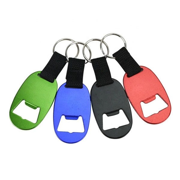 Oval Bottle Opener w/ Key Chain 3