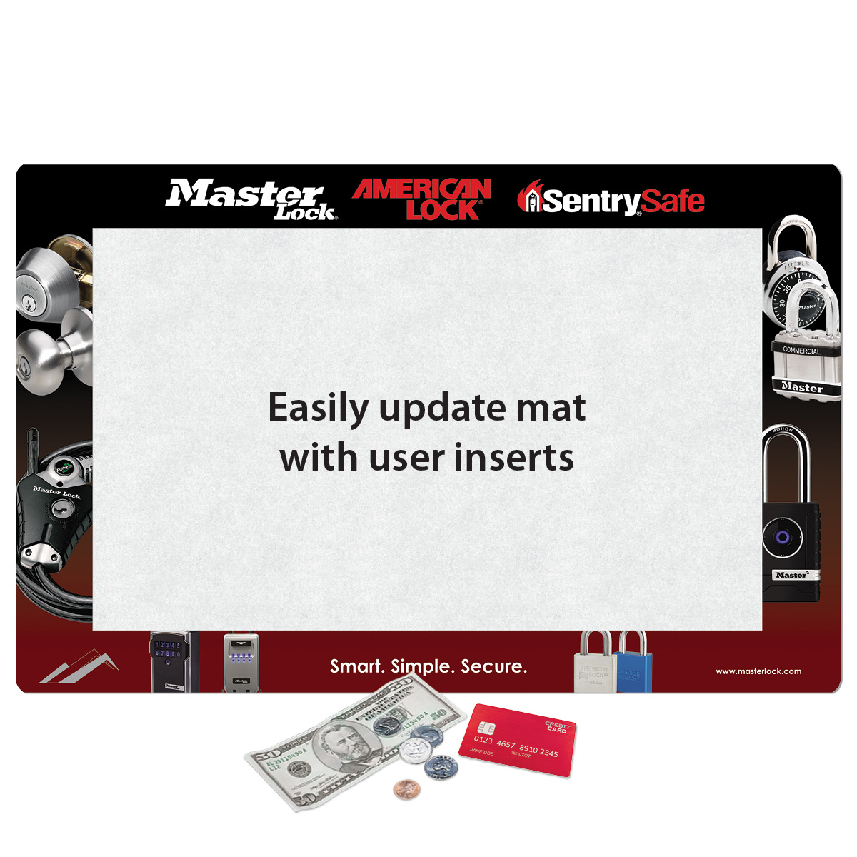 Frame-It Flex Heavy Duty Window Counter Mat-11"x17"x1/8" 1