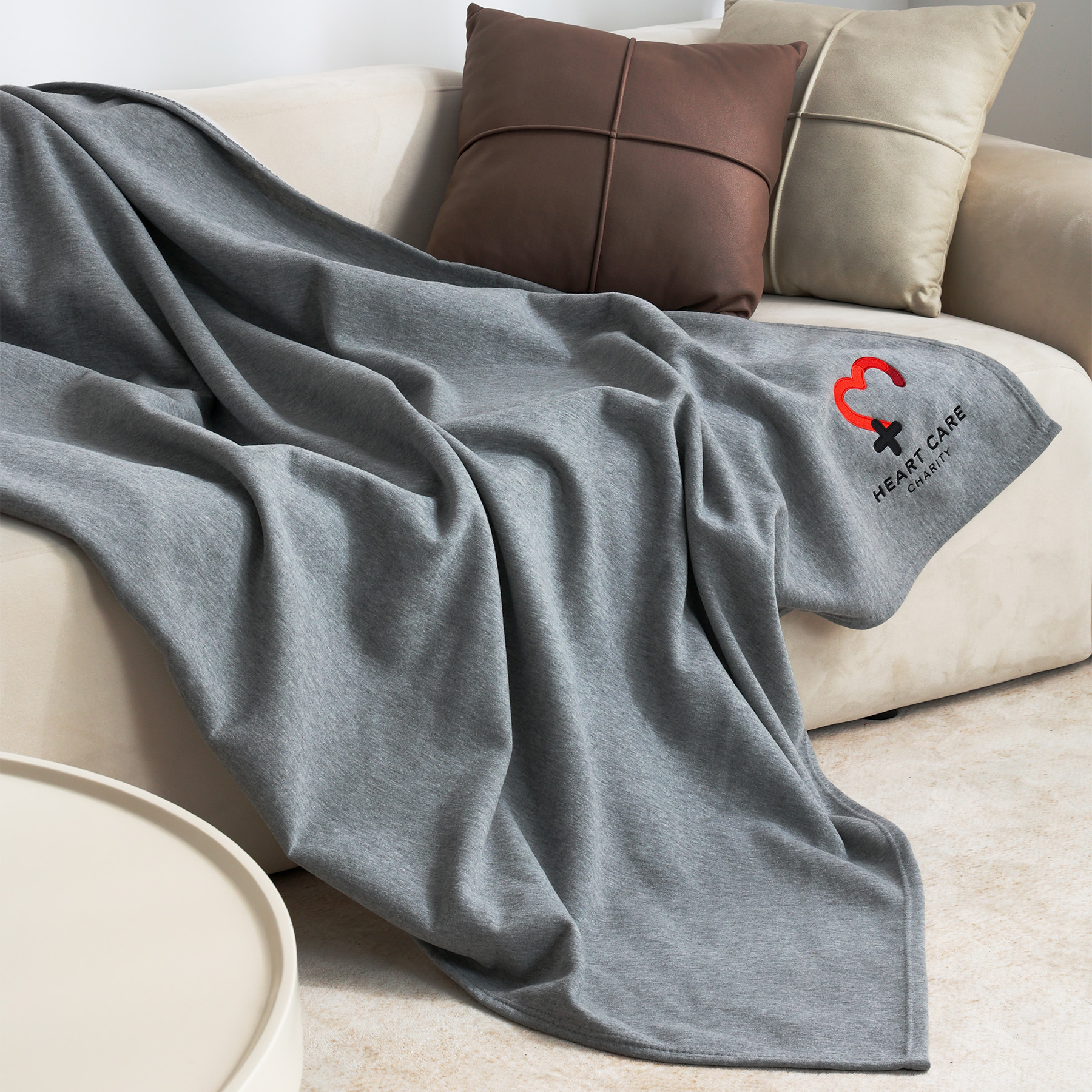 290GSM Sweatshirt Throw Blanket 50" X 60" 9