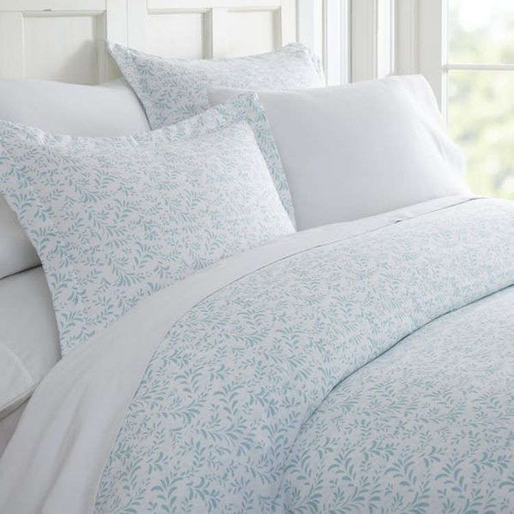 Duvet Cover Sets - Light Blue King 3 Piece 1