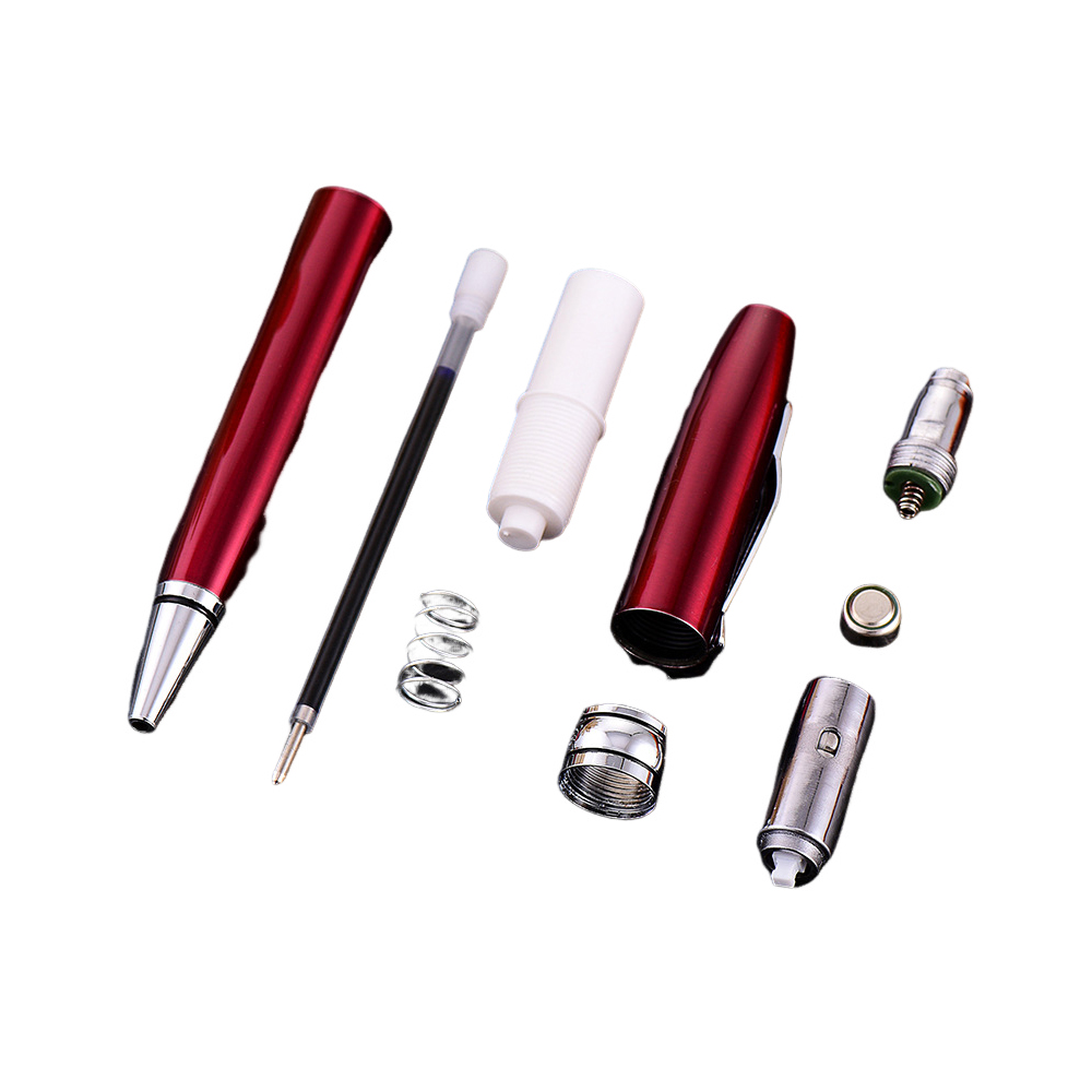 5 3/8 " Metal Ballpoint Pen with LED Light 3