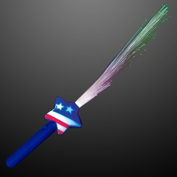 Fiber Optic Stars & Stripes Wands 3