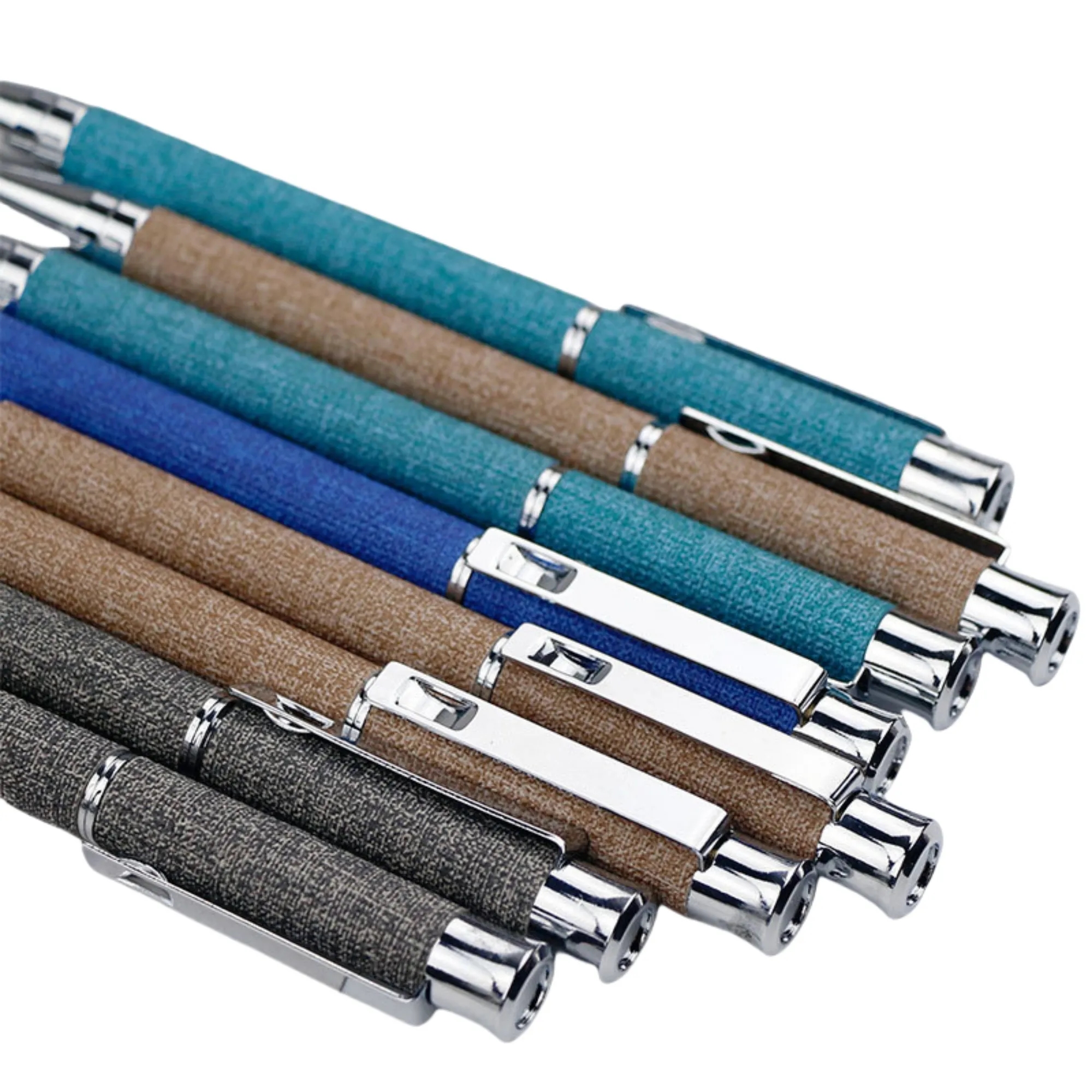 Twist Action PU Leather & Metal Business Pen 5