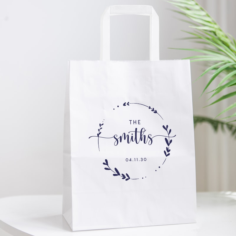 10 X 13 Inch Custom Paper Shopping Bag With Handles 14