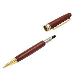 Nature Red Wooden Twist Writing Pen 18