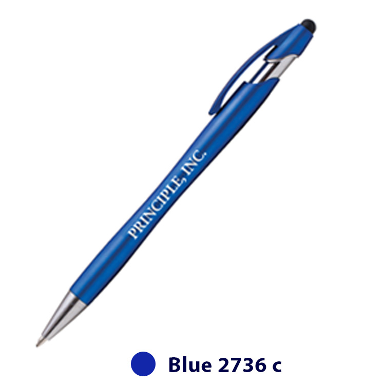 Nimbus Stylus Plastic Pen (1 Color Imprint) 4