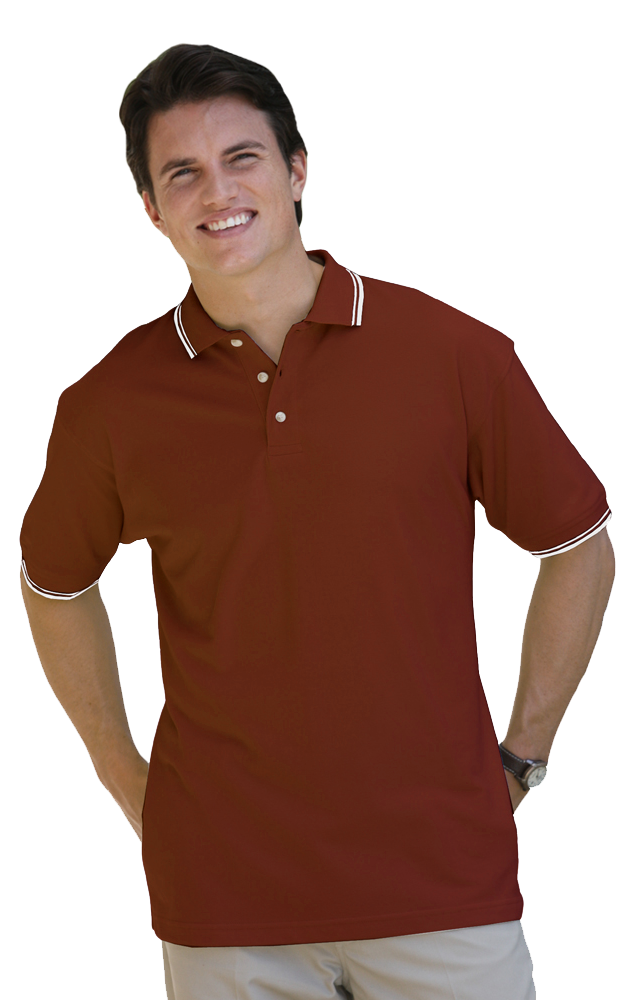 Men's Superblend Tipped Polo 12