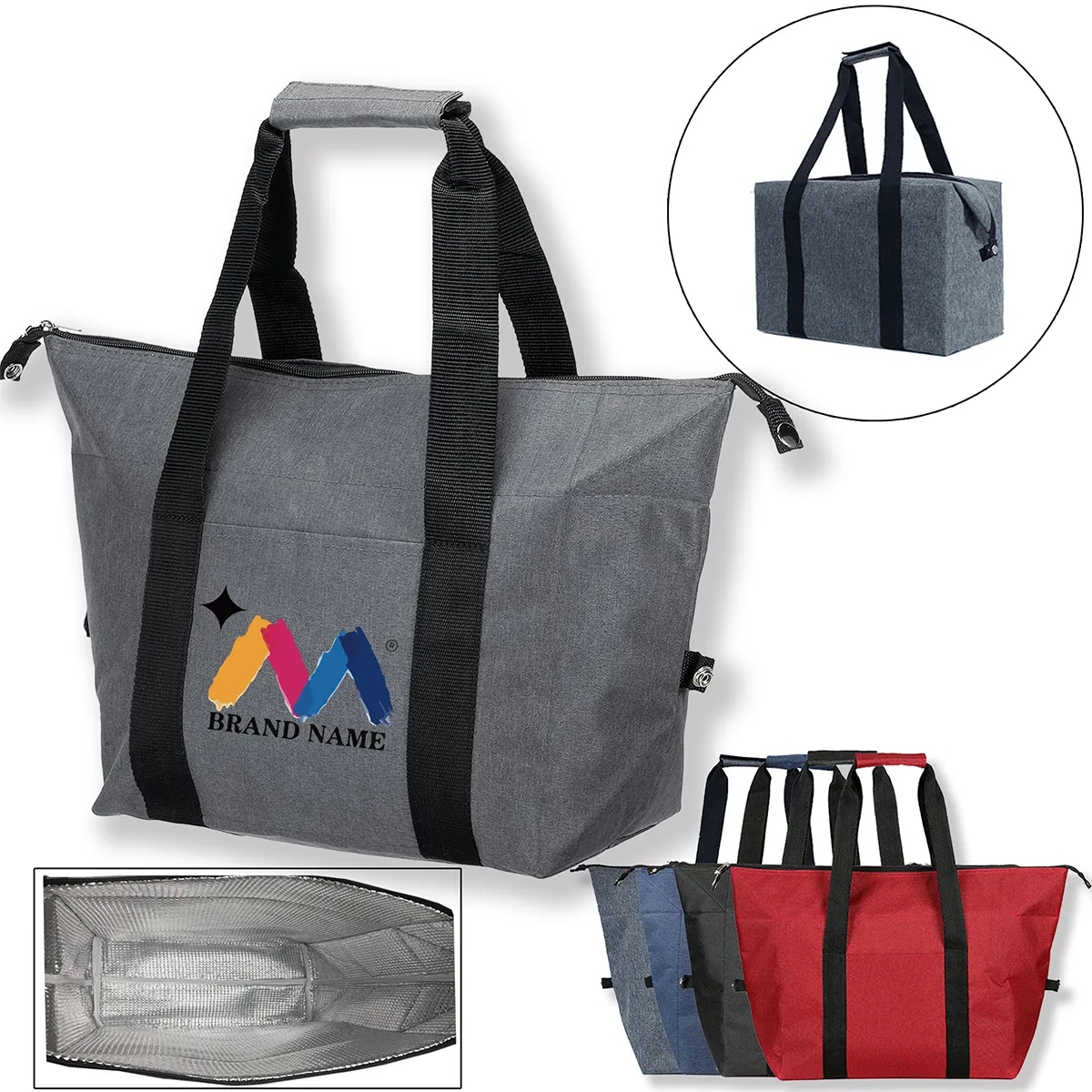 26 L Large Folding Waterproof Insulated Camping Lunch Bag 5