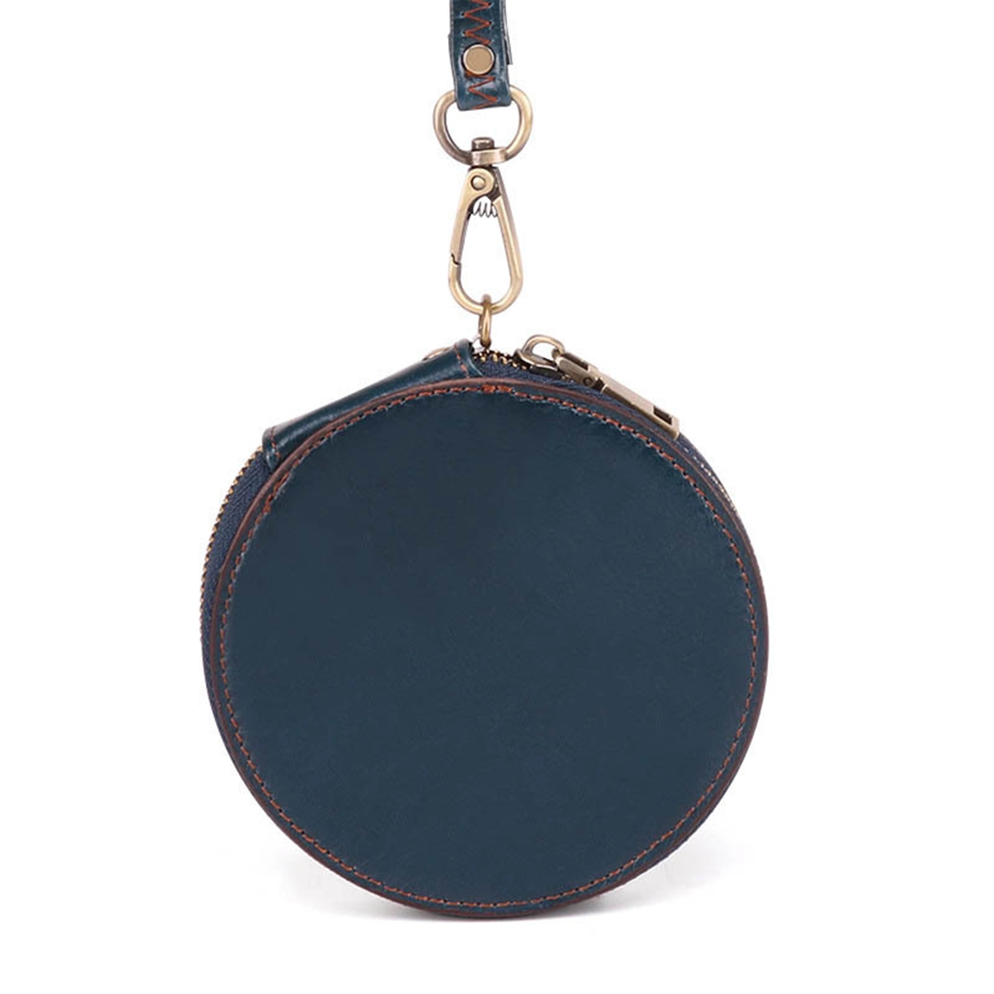 Leather Round Mini Coin Pouch 13