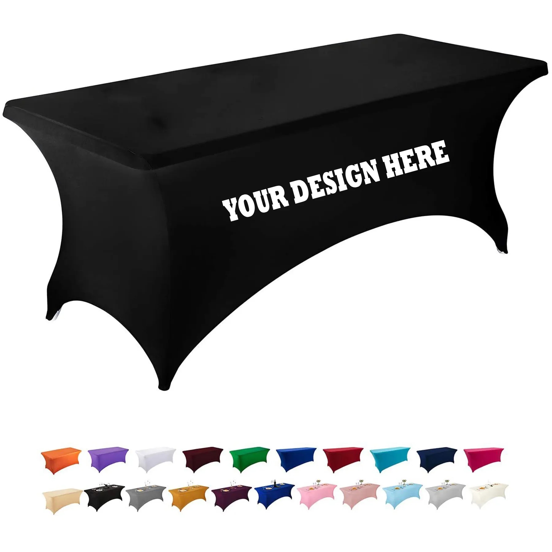 4FT Spandex Table Cover MOQ100PCS 1