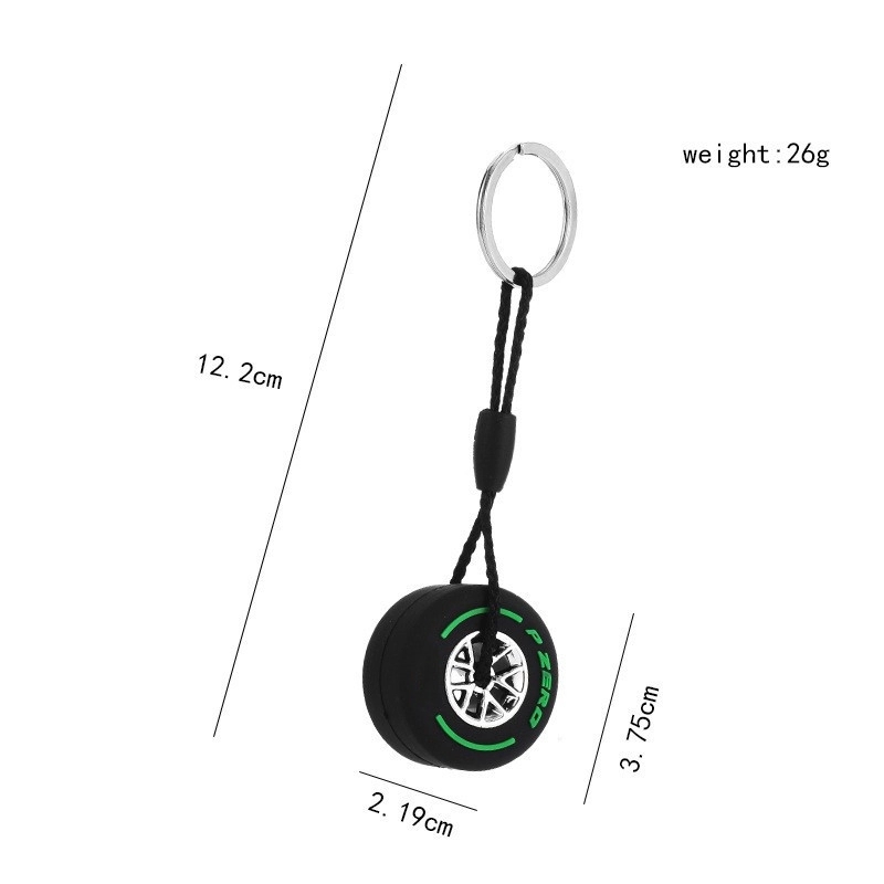 Mini Cute Tire Keyring 2