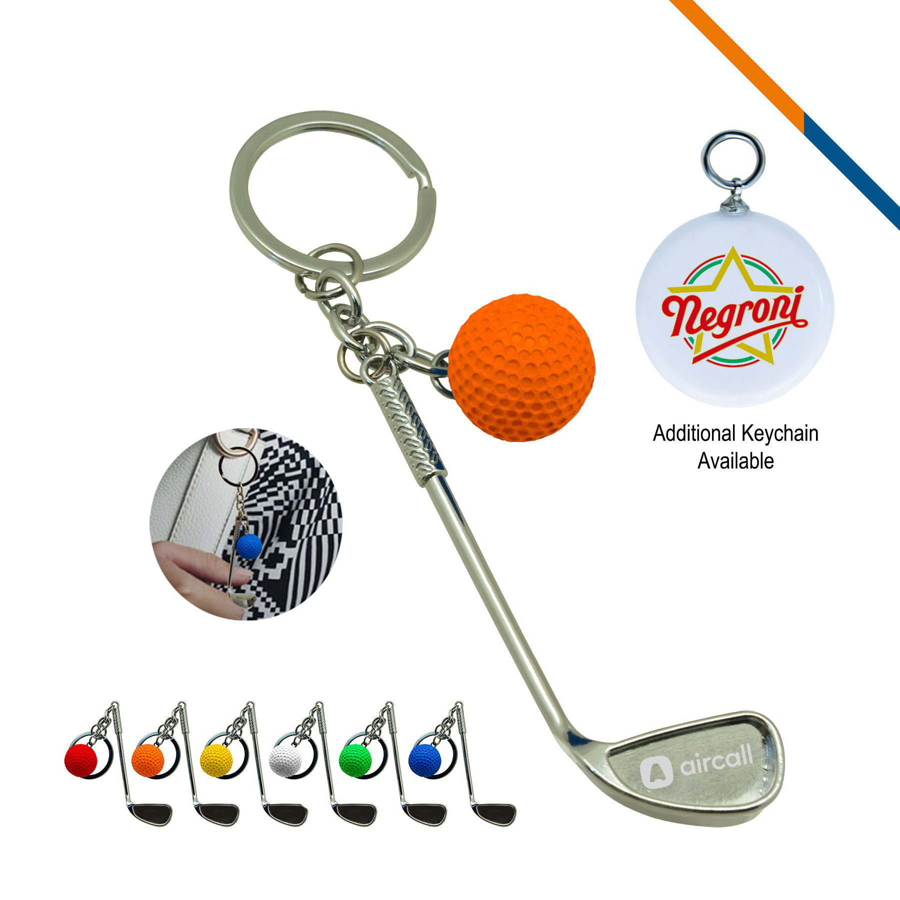 Torrie Golf Clubs Keychain 1