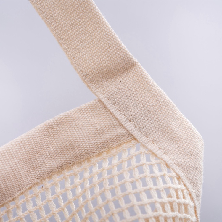 Jamaica Mesh Calico Tote Bag, custom tote bag with logo imprint 4
