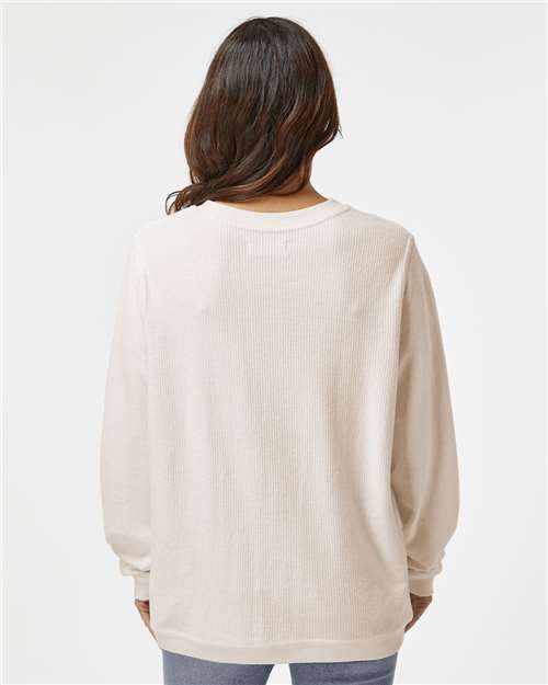 Unisex Corded Crewneck Sweatshirt - D02 47