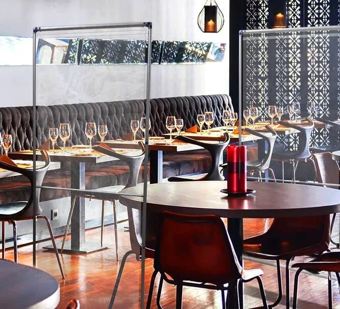 Floor Standing Sneeze Shield (2.5ft x 6.5ft) 1