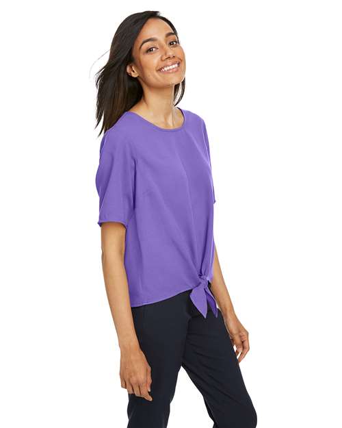 Women's Perfect Fit™ Tie Front Blouse - DP617W 4