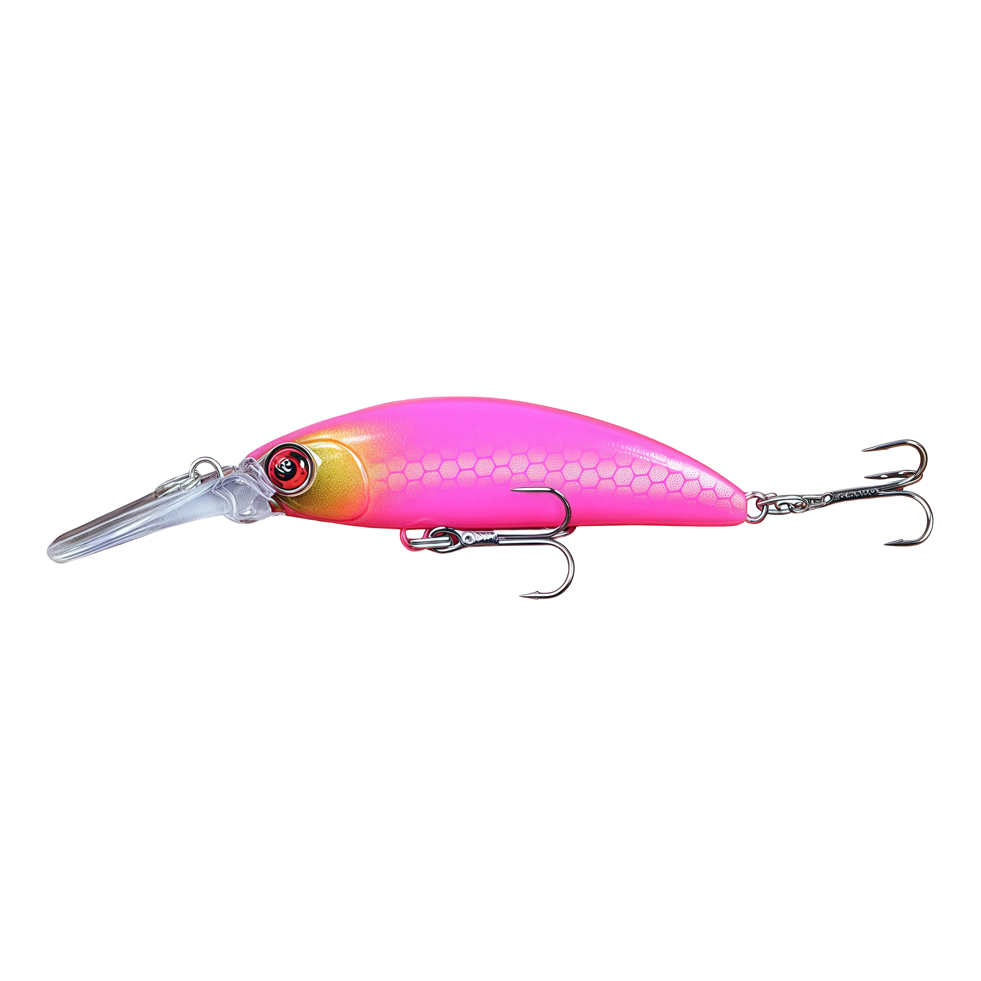 70mm 6g Diving Minnow Hard Lure with Long Lip for Long Casting Bass Pike Fishing 12