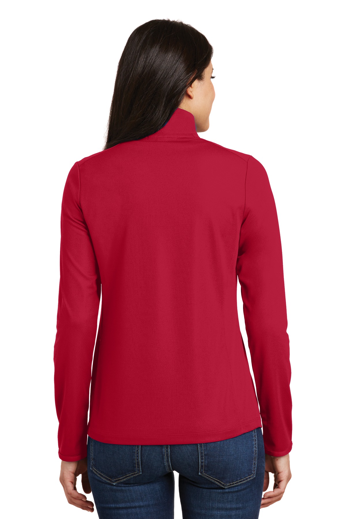 Port Authority® Women's Pinpoint Mesh 1/2-Zip 20