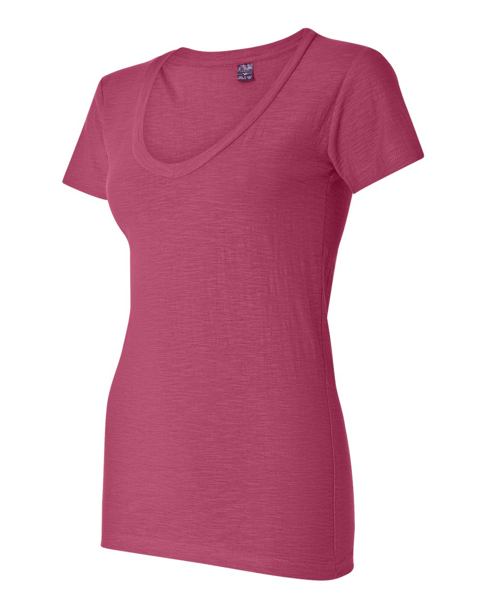 Women's V-Neck Slub T-Shirt - 8169 14