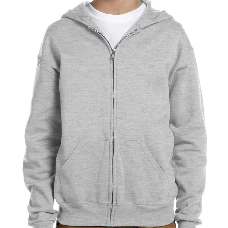 Jerzees Youth 8 Oz., 50/50 NuBlend® Fleece Full-Zip Hood 10