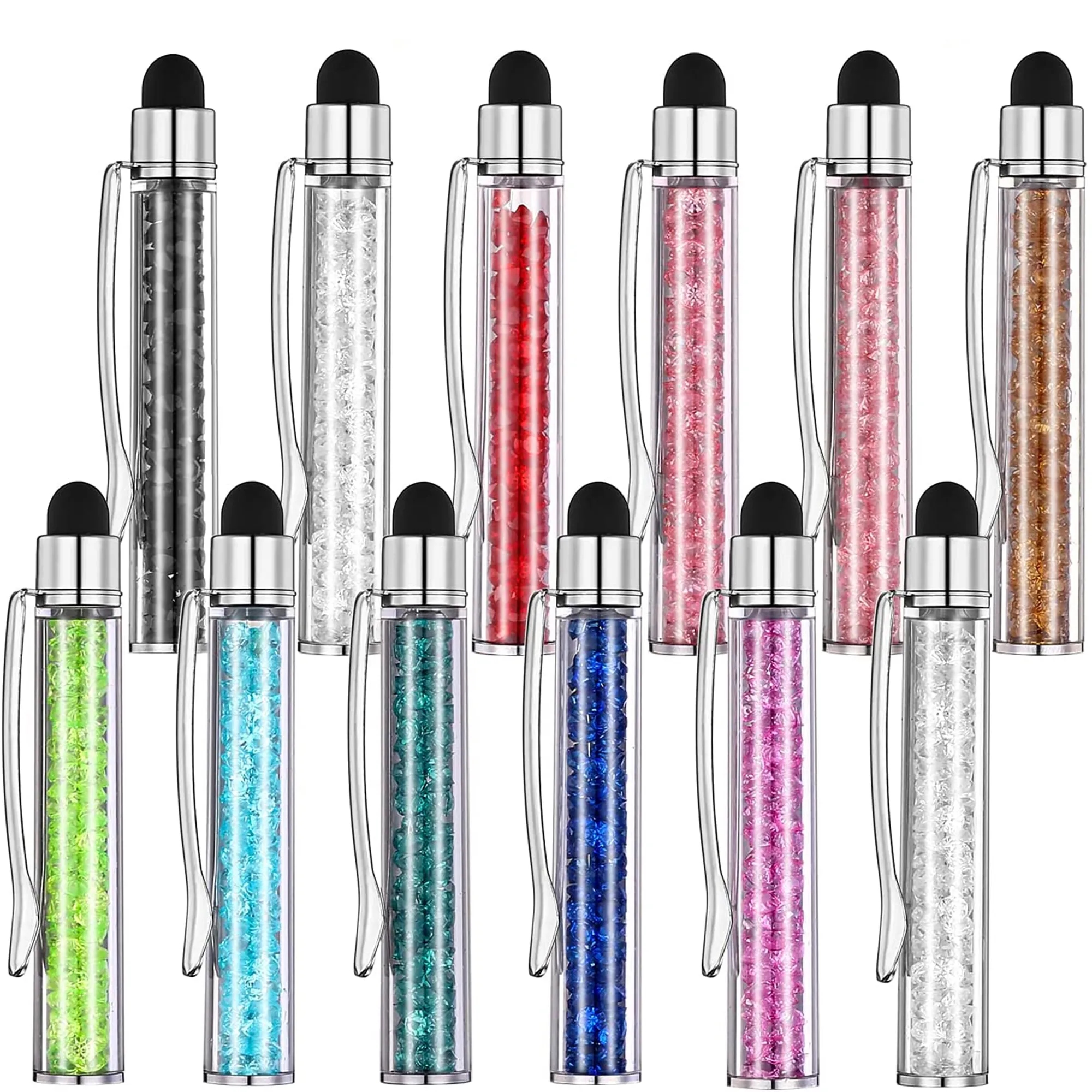 Crystal Ballpoint Pen w/ Stylus 4
