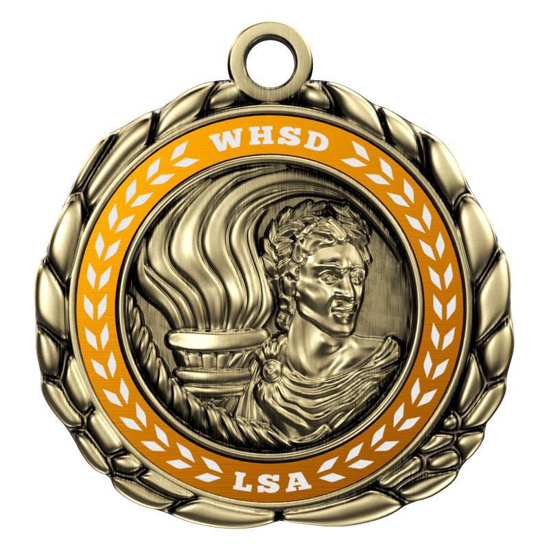 Express Vibraprint™ Victory Quali-Craft Medallion (2-1/2") 3