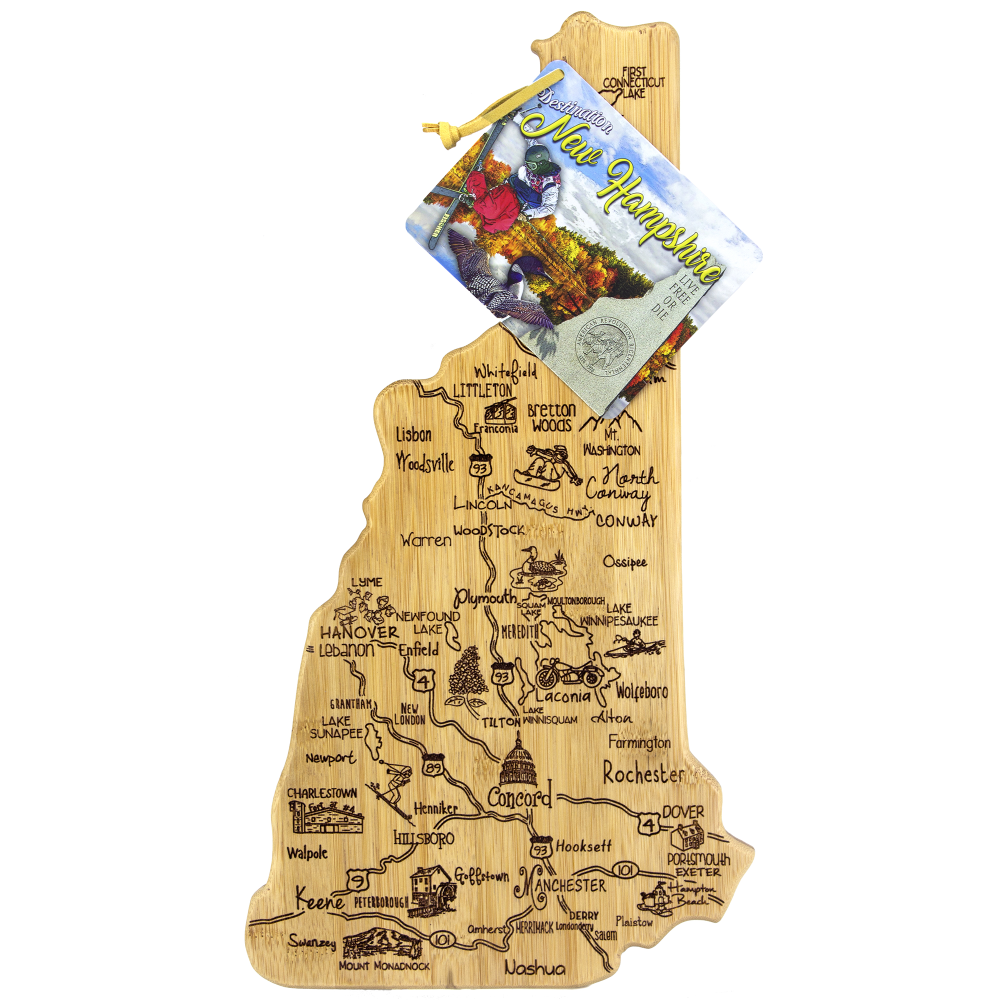 Destination New Hampshire Cutting & Serving Board 8