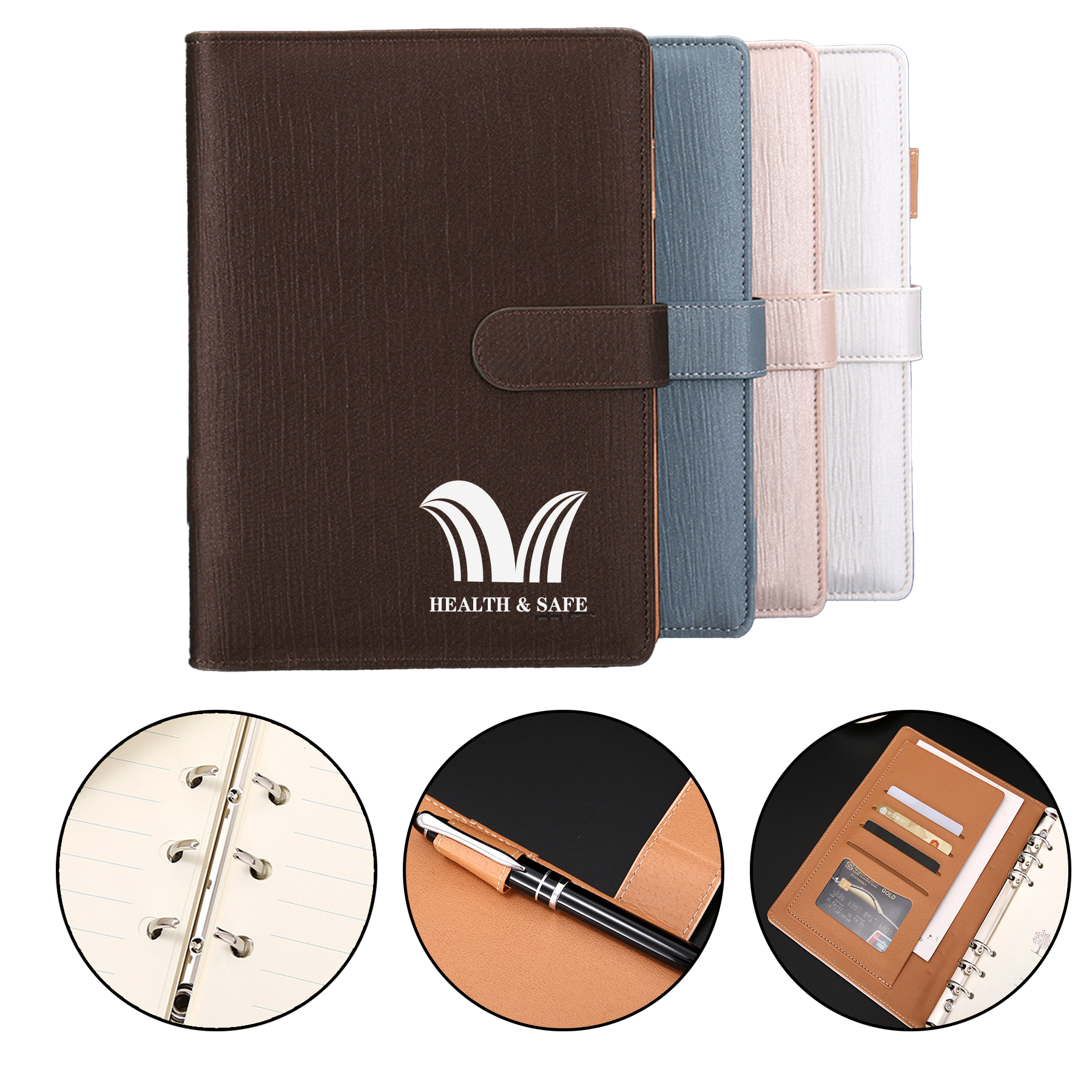 Leather Portfolio Folder Notepad 2