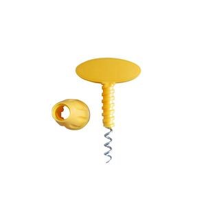 T Shaped Oval Corkscrew Wine Bottle Opener With Cylinder Case 12