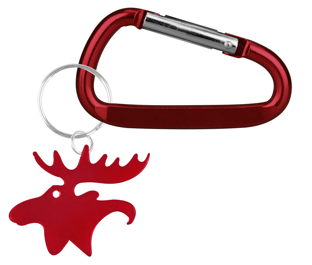 Moose shape bottle opener key chain & Carabiner 5